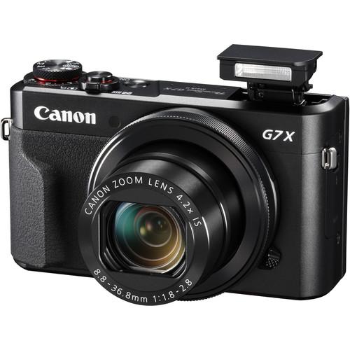 Canon PowerShot G7 X Mark II Digital Camera - Black - Hashtechguy