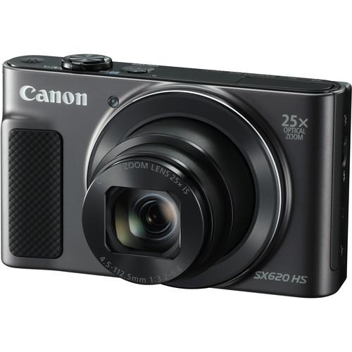 Canon PowerShot SX620 HS Digital Camera - Black - Hashtechguy