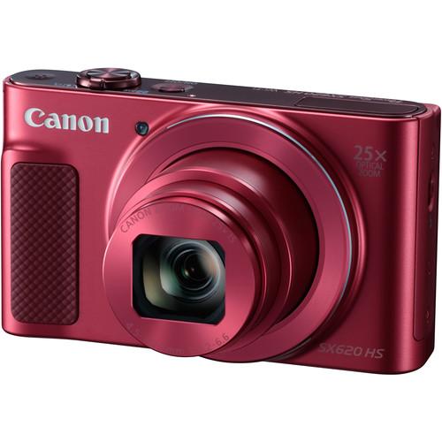 Canon PowerShot SX620 HS Digital Camera - Red - Hashtechguy
