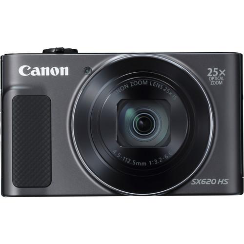 Canon PowerShot SX620 HS Digital Camera - Black - Hashtechguy