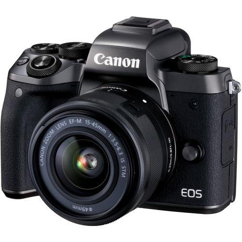 Canon EOS M5 Mirrorless Digital Camera with 15-45mm Lens - Hashtechguy