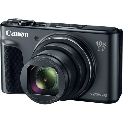 Canon PowerShot SX730 HS Digital Camera - Black - Hashtechguy