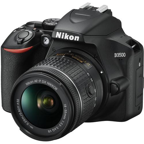 Nikon D3500 DSLR Kit (AF-P 18-55mm VR) Black - Hashtechguy