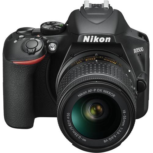 Nikon D3500 DSLR Kit (AF-P 18-55mm VR) Black - Hashtechguy