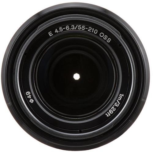 Sony E 55-210mm f/4.5-6.3 OSS Lens (Black/ Silver)