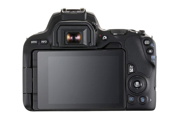 Canon 200D Mark II Kit Digital SLR Camera with EF-S 18 - 55 mm f/4-5.6 IS STM Lens - Black - Hashtechguy