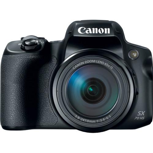 Canon PowerShot SX70 HS Digital Camera - Black - Hashtechguy