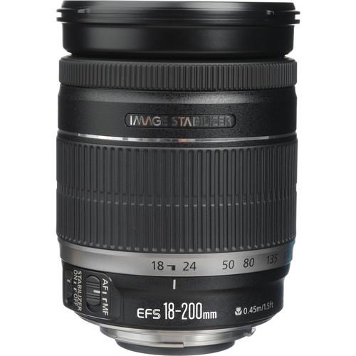 Canon EF-S 18-200mm f/3.5-5.6 IS Lens [Retail Packing] - Hashtechguy