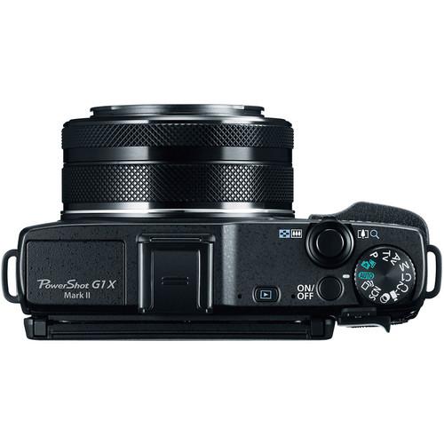 Canon PowerShot G1 X Mark II Digital Camera - Black - Hashtechguy