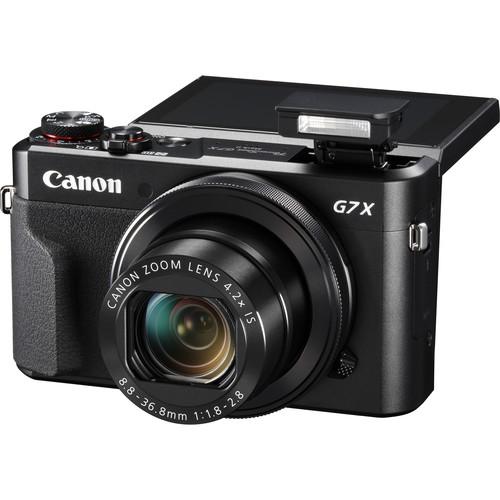 Canon PowerShot G7 X Mark II Digital Camera - Black - Hashtechguy