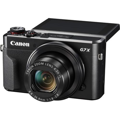 Canon PowerShot G7 X Mark II Digital Camera - Black - Hashtechguy