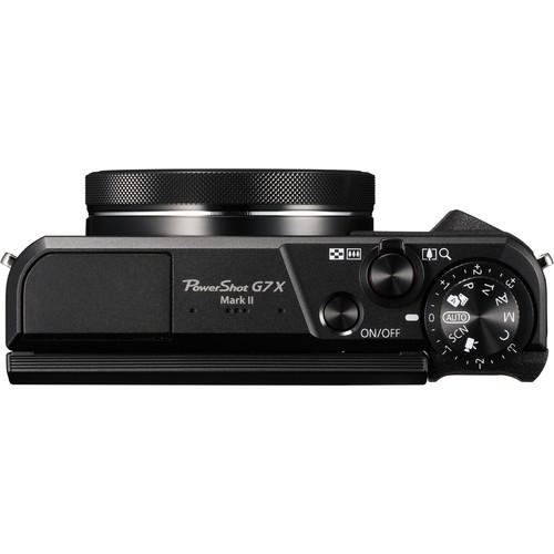 Canon PowerShot G7 X Mark II Digital Camera - Black - Hashtechguy