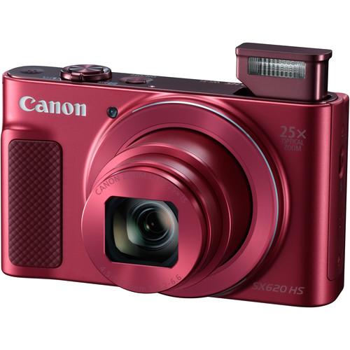 Canon PowerShot SX620 HS Digital Camera - Red - Hashtechguy