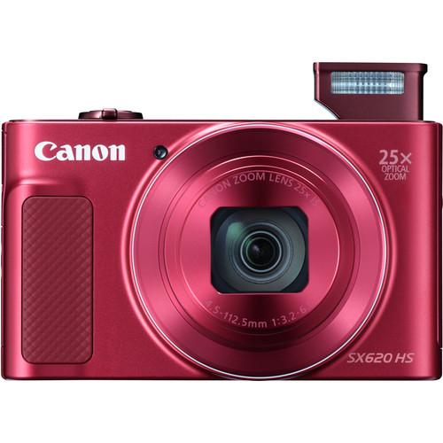Canon PowerShot SX620 HS Digital Camera - Red - Hashtechguy