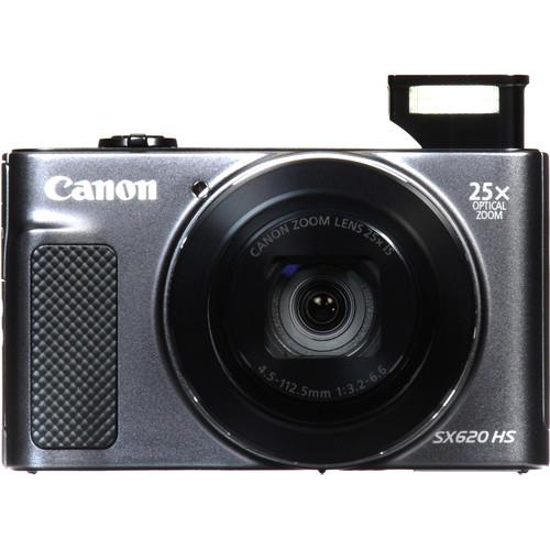 Canon PowerShot SX620 HS Digital Camera - Black - Hashtechguy