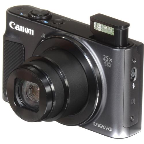 Canon PowerShot SX620 HS Digital Camera - Black - Hashtechguy