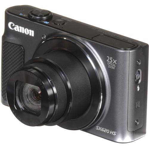 Canon PowerShot SX620 HS Digital Camera - Black - Hashtechguy
