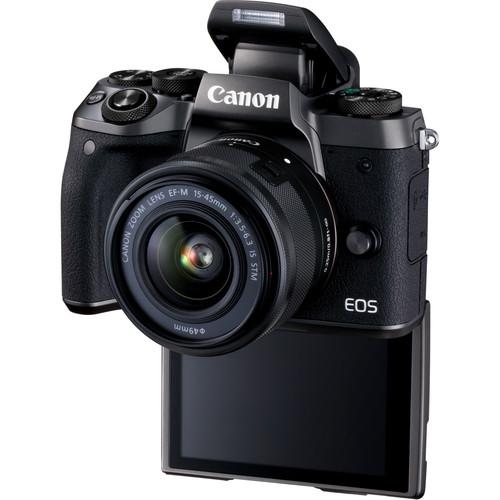 Canon EOS M5 Mirrorless Digital Camera with 15-45mm Lens - Hashtechguy