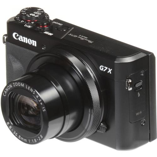 Canon PowerShot G7 X Mark II Digital Camera - Black - Hashtechguy
