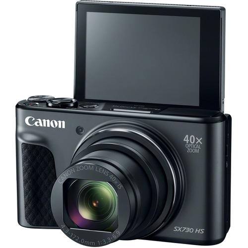 Canon PowerShot SX730 HS Digital Camera - Black - Hashtechguy