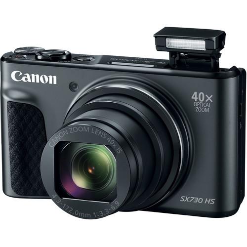 Canon PowerShot SX730 HS Digital Camera - Black - Hashtechguy