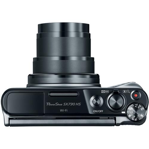 Canon PowerShot SX730 HS Digital Camera - Black - Hashtechguy