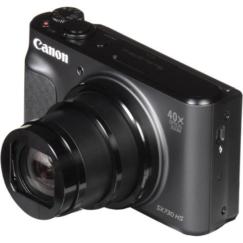 Canon PowerShot SX730 HS Digital Camera - Black - Hashtechguy