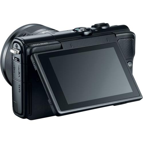 Canon EOS M100 Mirrorless Digital Camera with 15-45mm Lens - Black - Hashtechguy