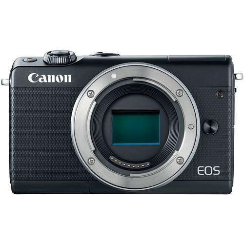 Canon EOS M100 Mirrorless Digital Camera with 15-45mm Lens - Black - Hashtechguy