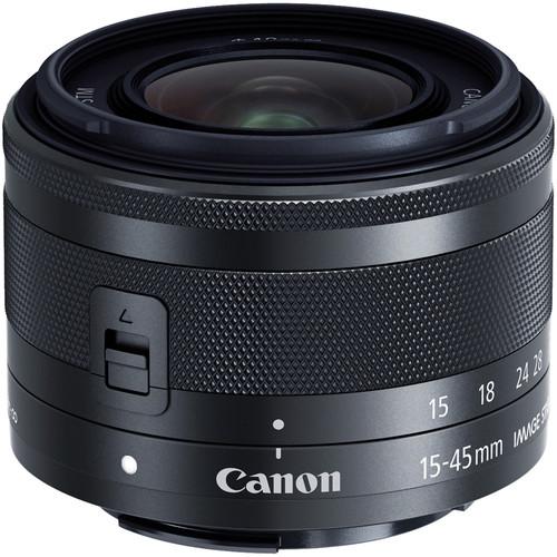 Canon EOS M100 Mirrorless Digital Camera with 15-45mm Lens - Black - Hashtechguy