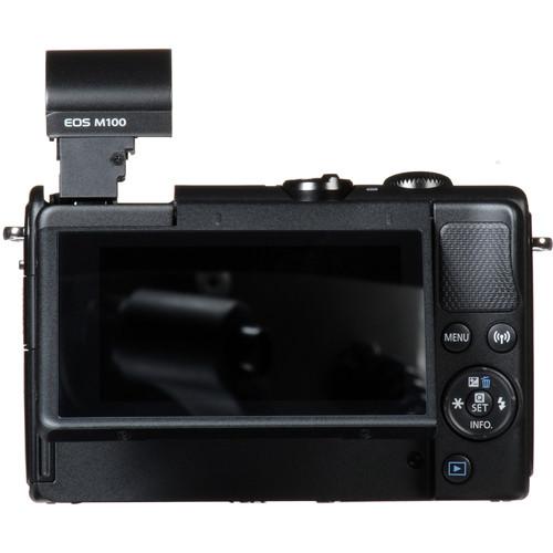 Canon EOS M100 Mirrorless Digital Camera with 15-45mm Lens - Black - Hashtechguy