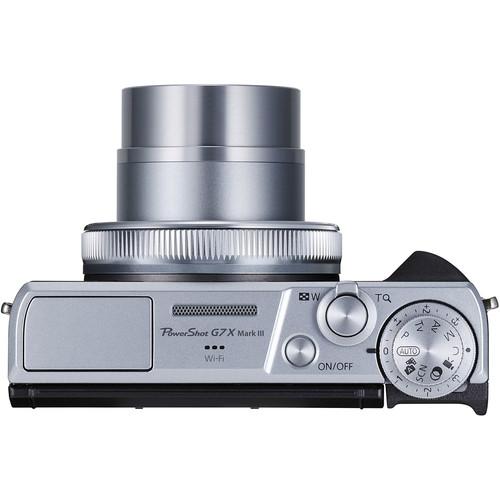 Canon PowerShot G7 X Mark III Digital Camera - Silver - Hashtechguy