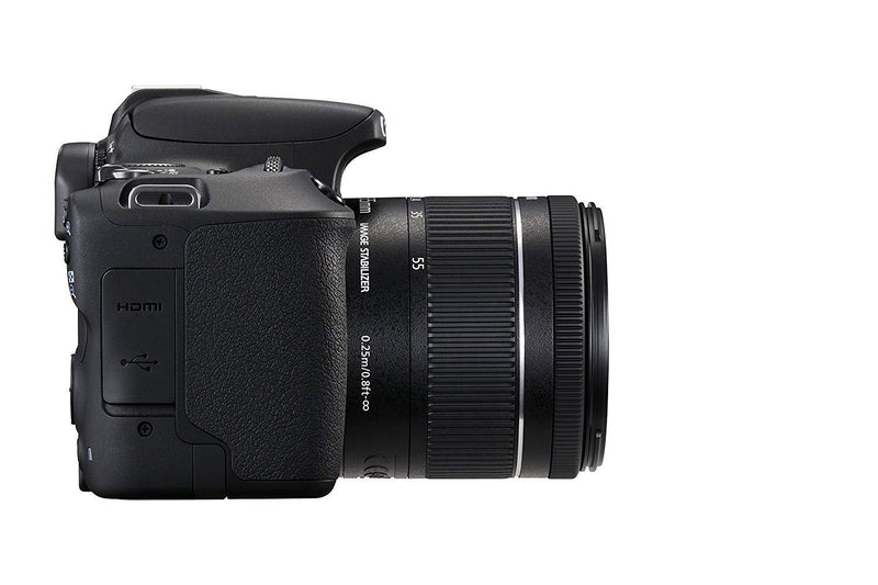 Canon 200D Mark II Kit Digital SLR Camera with EF-S 18 - 55 mm f/4-5.6 IS STM Lens - Black - Hashtechguy