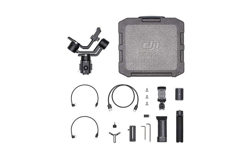DJI Ronin-SC Stabiliser 3-Axis Gimbal for Mirrorless Camera Handheld Stabilizer - Hashtechguy