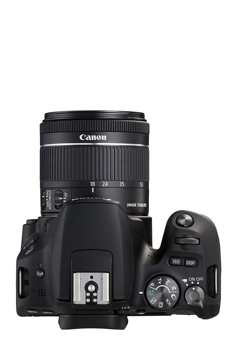 Canon 200D Mark II Kit Digital SLR Camera with EF-S 18 - 55 mm f/4-5.6 IS STM Lens - Black - Hashtechguy