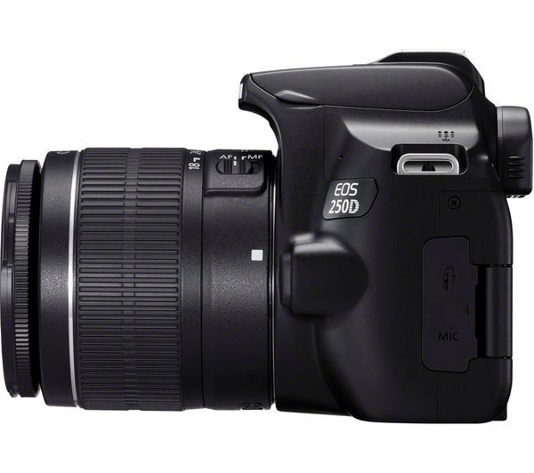 Canon EOS 250D DSLR Camera with EF-S 18-55 mm f/3.5-5.6 III Lens