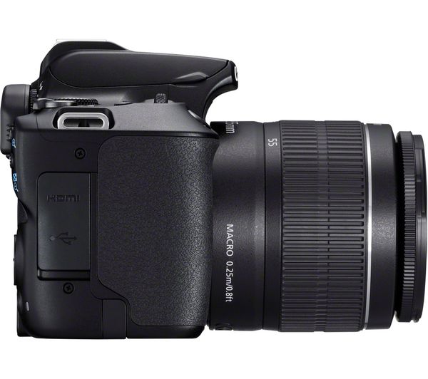 Canon EOS 250D DSLR Camera with EF-S 18-55 mm f/3.5-5.6 III Lens