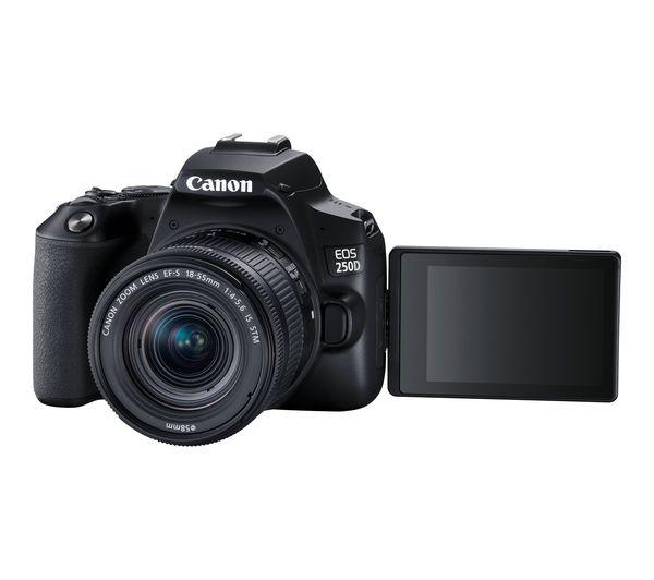 CANON EOS 250D DSLR Camera with EF-S 18-55 mm f/4.0 - f/5.6 IS STM Lens - Hashtechguy