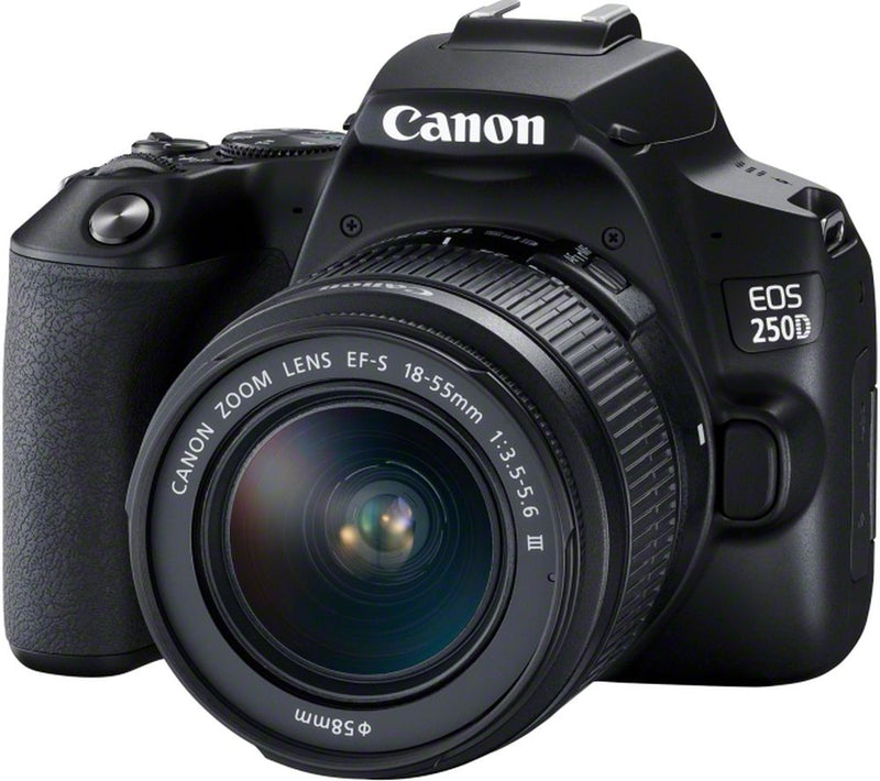 Canon EOS 250D DSLR Camera with EF-S 18-55 mm f/3.5-5.6 III Lens